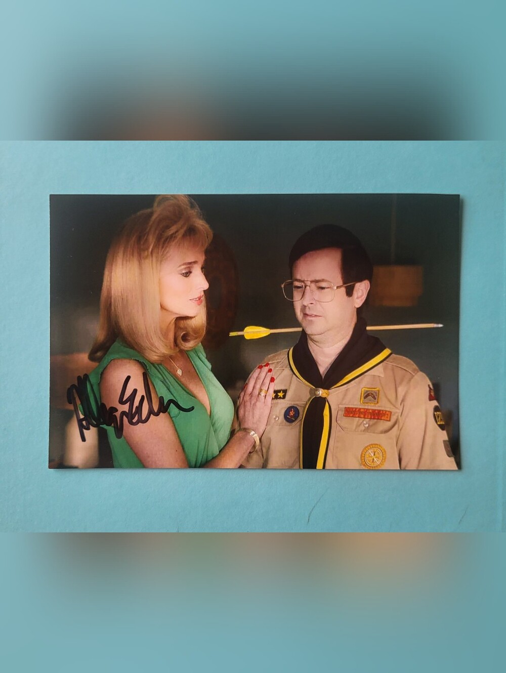Allegra Edwards Ghosts USA Hand Signed 4x6 Autograph